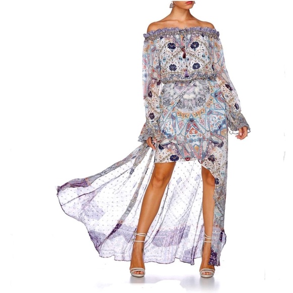 Camilla Tales of Tatiana Drop Shoulder Split Dress - Picture 6 of 16